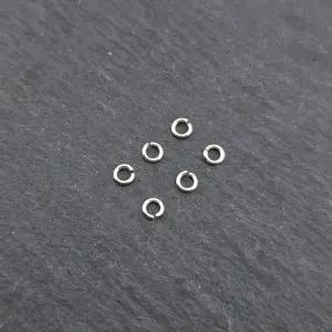 비즈팡 [SVT-1-12]순은부자재 실버925 실버O링 0.6x3mm(외경) 순은오링