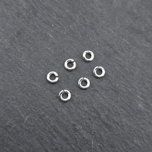 비즈팡 [SVT-1-17]순은부자재 실버925 실버O링 1x4mm(외경) 순은오링