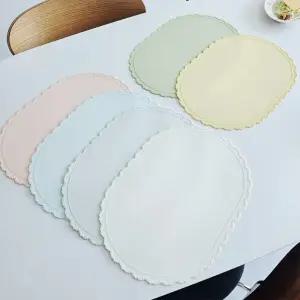 테이블매트 이하판매금지* 식택매트 실리콘 레이스 플레티넘 실리콘 *7900원 루오