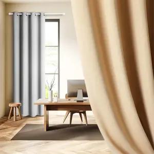 거실 방한 먼지없는 아일렛 겨울 암막커텐 가리개커튼 호텔식 작은창문 찬바람