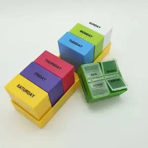 [콩심팥심]요일 약통 일주일 분리형 바늘약통 알약 정리함 편리한 정리