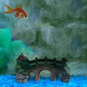 수족관 황금 왕관 조개 다리 인조해변 해저바닷마을 수조꾸미기