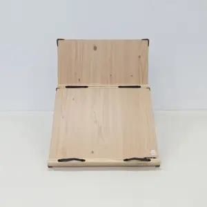 (WIZ0003)위즈독서대 루미40 항균 2단독서대 40M2 원목 책받침대/독서/북스탠드/독서대/북선반/다용도/고시