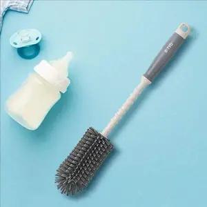 내열 실리콘 젖병 솔 젖꼭지 납작모 젖병 솔 신생아 물병