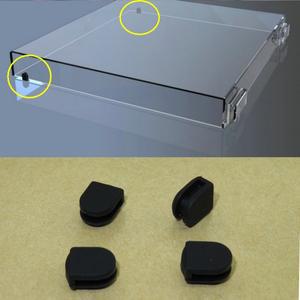 오디오 테크니카 더스트 커버 뚜껑 AT-LP5/LP120/LP3/SL BD22용 고무 범프 스톱 4개