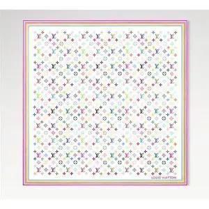 [LOUIS VUITTON]루이비통 무라카미 다카시 에디션 멀티컬러 스퀘어 90 스카프 머플러 M94967