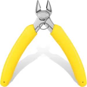 플러시 컷 플라이어 보석 제작용 5.5인치 스테인리스 스틸 와이어 커터 마이크로 정밀 측면 전자제품 금속