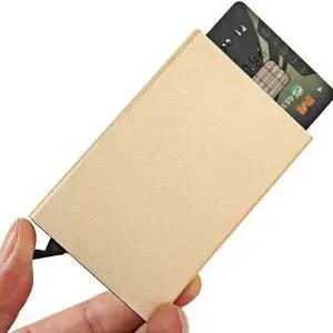 [하프클럽/]슬라이드카드지갑 알루미늄합금 사원증홀더