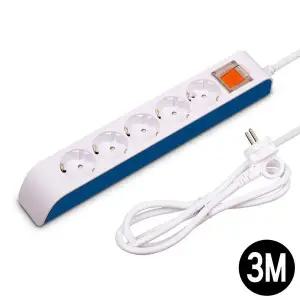 [하프클럽/알티피아]멀티탭 선이 안전한 하이탭 콘센트 5구 3M (16A)