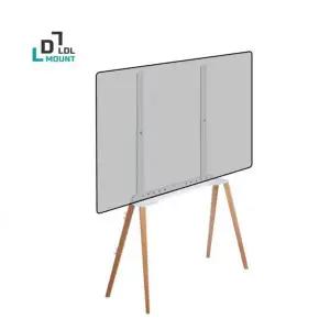 거실 이젤형 TV스탠드 플로어스탠드 선반 미니 전시대 화이트