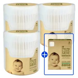 네이쳐러브메레 아기/신생아 면봉 3개 모음전+[GIFT] 아기/신생아 위생 면봉 1개