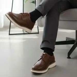 [라일리] Rly 남자 소가죽 구두 로퍼 쿠션인솔 정장신발 키높이