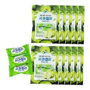 미성식품 사과 젤리(170g)10개 향긋한 애플 젤리 간식