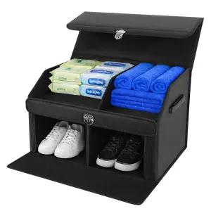 마리수 자동차 트렁크정리함 접이식 세차 가방 트렁크 박스 차량 신발 정리 수납함 러기지박스