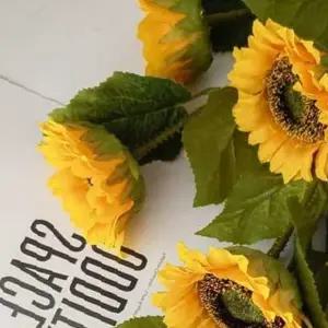 쌍문상회 조화인테리어 해바라기 꽃 골드 다공간