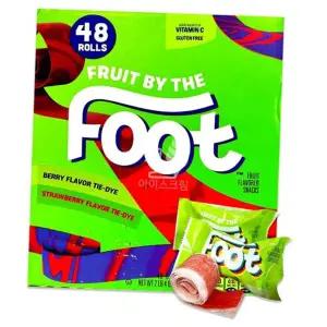 젤리 베리딸기맛 롤젤리 후룻 바이 더 풋 48개입 1곽 21g