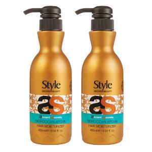 노워시 바르는 헤어팩 대용량 모로칸 트리트먼트 400ml 2개