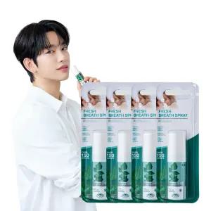 덴티스테 후레쉬 브레스스프레이 15ml 4개