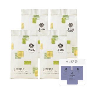 오설록 그린티웨하스 100g, 4개 + 증정(피치 파파야 블랙티, 3개)