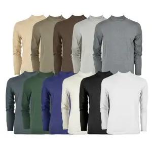 [홈쇼핑 판매상품] 겨울 남성 기모 하프넥 티셔츠 11종택1