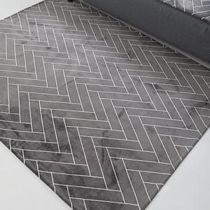 북유럽 러그 헤링본 팅클 스파이더 극세사 거실카페트