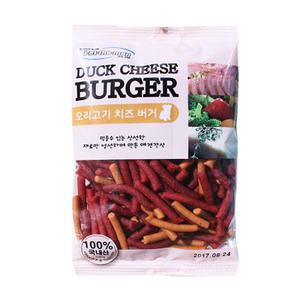 펫더맨 오리고기치즈버거100g/모이스트버거