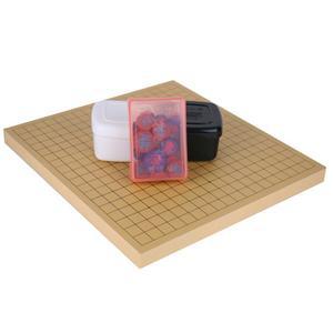 육형제바둑 홍송1호 평판+8천칼라장기알+31호p 바둑판 세트 더고샵