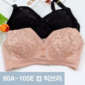노와이어브라 체형보정 빅사이즈 3단브라 80~105 A/B/C/D컵 104
