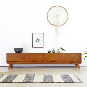 클레이 원목 TV 거실장 2000 티비다이