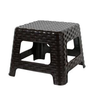 플라스틱 대나무 간이의자 중 다크브라운 BN보조의자