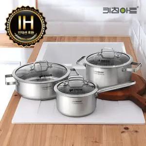 키친아트 올가 인덕션 냄비세트 3종 18편수  20양수  26전골