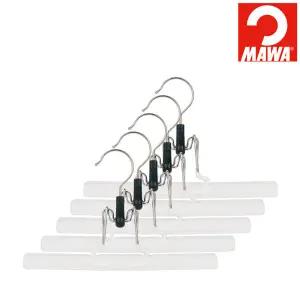 독일 마와 논슬립 옷걸이 바지걸이 26 화이트 5개입 [악세서리걸이G1화이트1개 증정]