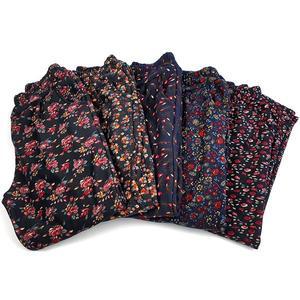 [마메든]엄마 할머니 밍크 융기모 꽃무늬바지/노인 겨울 빅사이즈 고쟁이