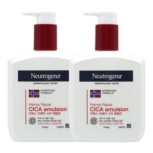 뉴트로지나 인텐스 리페어 시카 에멀젼 310mlx2개 튼손 프리미엄 바디보습 바디로션