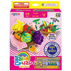 클레이나라 - 과일이랑채소랑/점토 만들기 미술