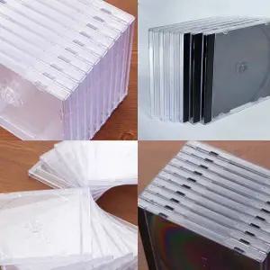 쥬얼 CD 시디케이스 (50장단위) 투명/블랙 선택 1P/2P
