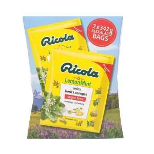리콜라 스위스 레몬민트 레몬 허브 캔디 342g 목캔디