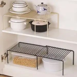 철제 싱크대 하부장 선반 길이조절 주방 정리대 접시 그릇 양념통 OKA-SD55