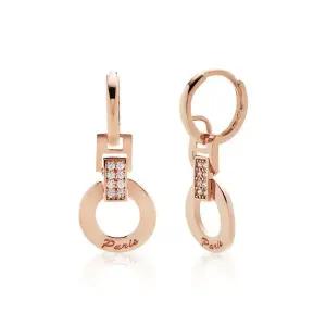 [비앤비골드] 14K/18K 데일리 드롭 큐빅 원터치 귀걸이 한쌍 PNE29599