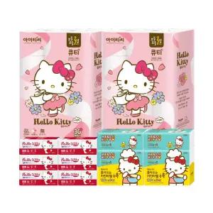 헬로키티 큐티세트 화장지60롤+팝업티슈6개+키친타올6개