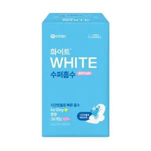 [신세계백화점](의정부점)[기획] 화이트 수퍼흡수 중형36p 1+1 중형증정 2PX2개[리뉴얼]