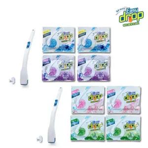 [이지드롭][104회/2년구성]이지드롭변기크리너 핸들2+8팩+걸이2+체험분8개입