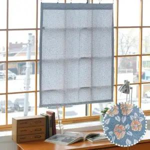 [텐바이텐][모모제작소]프시케 블루 북유럽 코튼 가리개커튼 80x100