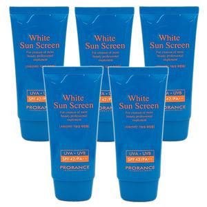 프로랑스 화이트 선스크린 5개 썬크림 메베경용