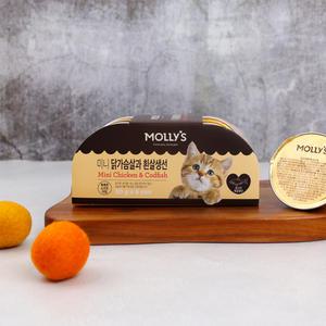 [몰리스] 미니 닭가슴살과 흰살생선 30g 6개입