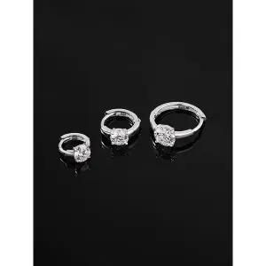 [미니멀피어싱]14K 18K 모이사나이트 다이아 연골 원터치 귀걸이