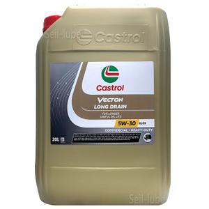 캐스트롤 벡톤 롱드레인 5W30 금색 20L CK-4 E8 상용차 100% 합성 연비절감형 장수명 디젤 엔진오일 (10W40 대체시 연비개선) 백톤