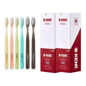 켄트칫솔 오리지널 부드러운 초극세모 6입, 2개