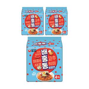 농심 배홍동비빔면 137g 4입(멀티), 3개