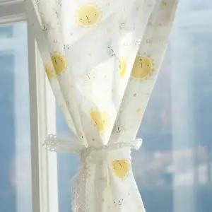 [텐바이텐][모모제작소]햇님달님 북유럽 코튼 가리개커튼 49x120(2장)